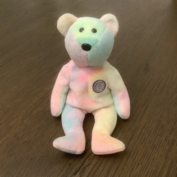 Beanie Babies Rare Retired Original 1999 Birthday Bear "B.B. Bear" Colle… - Picture 3 of 10
